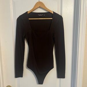 Chocolate Brown Abercrombie Lightweight Sweater Bodysuit